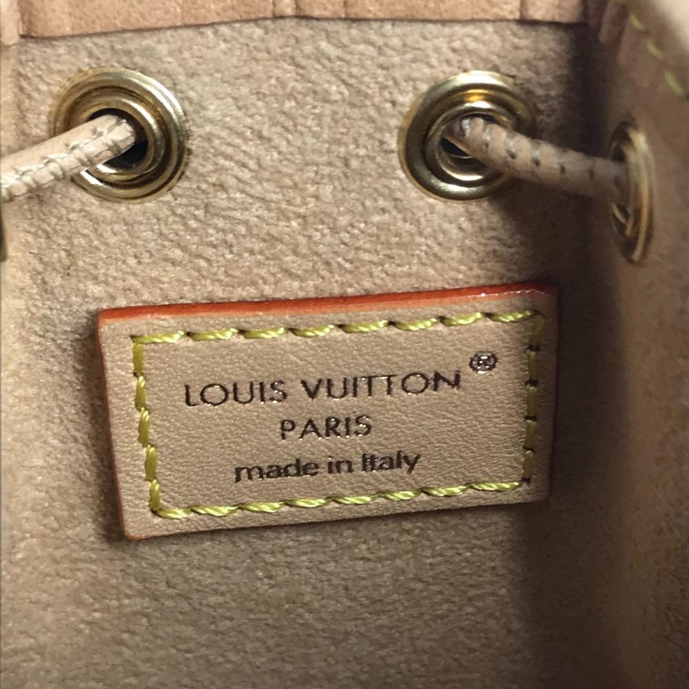 Louis Vuitton M01700 MonogramDenim Miklonoe Bag Charm Bucket Bag Key Holder