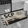 Tappetino da cucina S-SCP Foundation Stile Nordico Tappetino per porta Camera da letto Soggiorno Tappetino per porta Casa Balcone Tappetino antiscivolo Tappeto