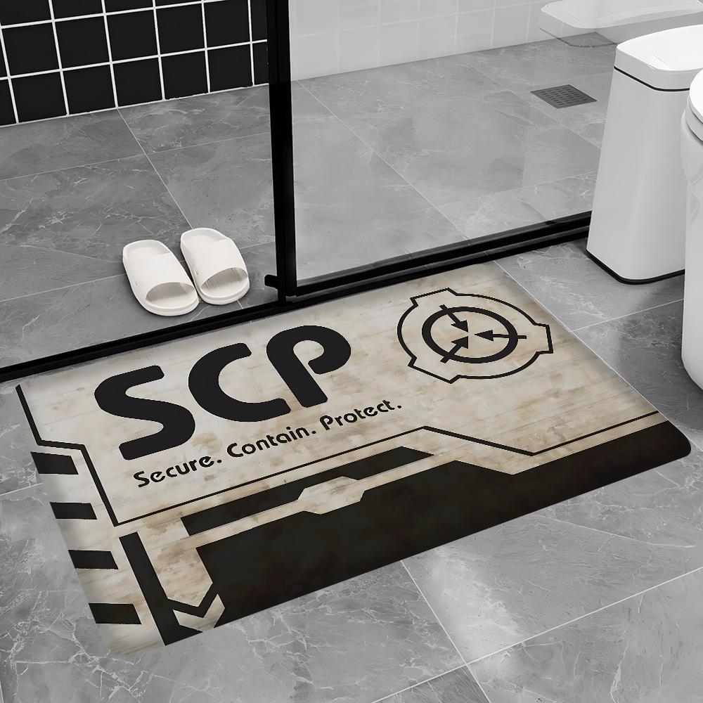 Tappetino da cucina S-SCP Foundation Stile Nordico Tappetino per porta Camera da letto Soggiorno Tappetino per porta Casa Balcone Tappetino antiscivolo Tappeto