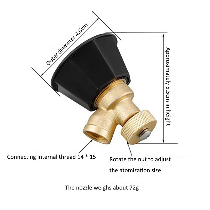 

High Pressure Sprayer Nozzle Adjustable Watering Irrigation Telescopic Handle Irrigation Tools Agricultural Garden Pest Control