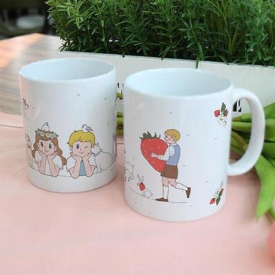 eh197-Design Mug 2p-Boy and Girl's Spring Day