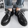 Mode Herren Sneaker Heiß Bequem Herren Freizeitschuhe Herren Lederschuhe Verschleißfest Rutschfest Männlicher Plateauschuh Zapatos De Hombre