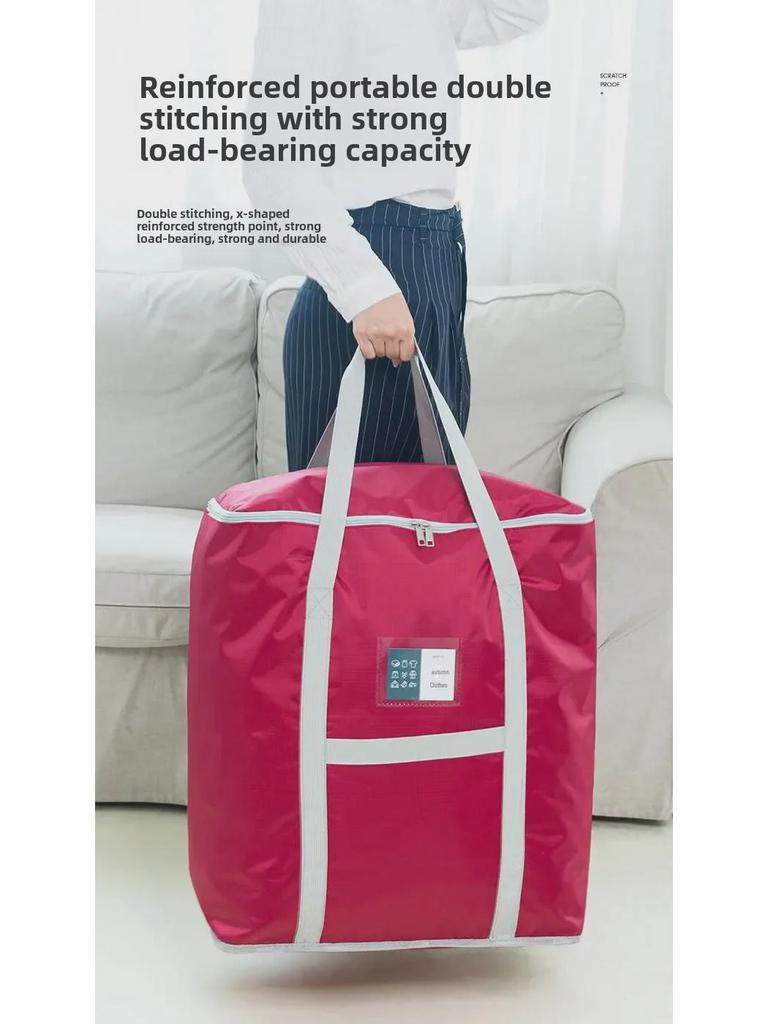 Gesteppte Aufbewahrungstasche aus Oxford-Gewebe: Staubdicht, Feuchtigkeitsbeständig und Extra-Dick für Kleidung & Umzug