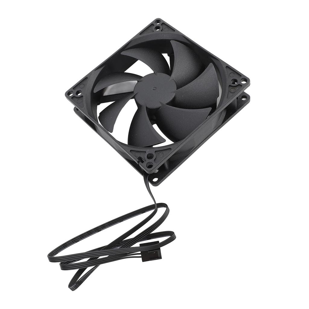PWM Case Fan 100mm Dual Ball Intelligent Temperature Control 1800RPM High Speed Low Noise 4PIN Computer Case Cooling
