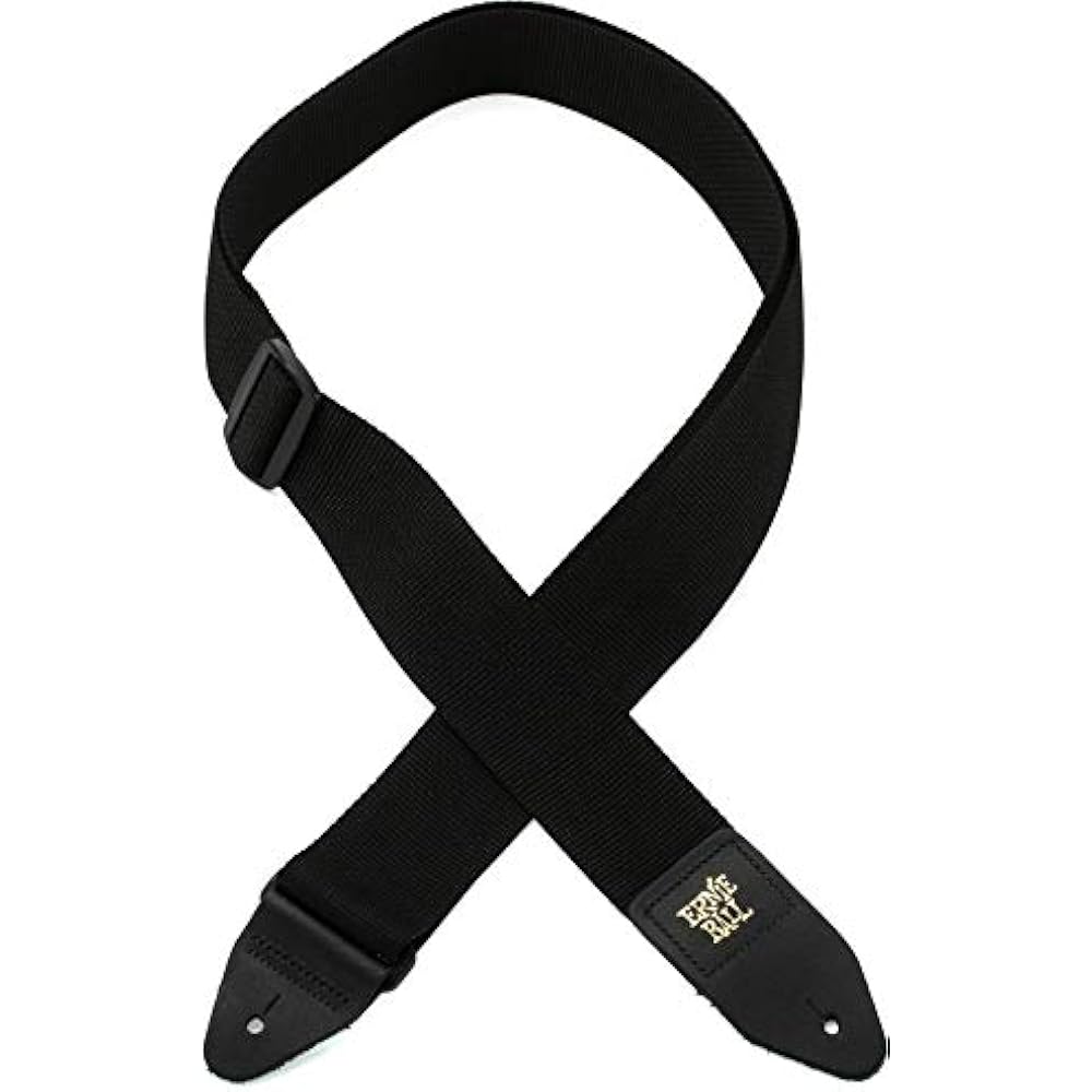 ERNIE BALL Ernie Ball Guitar Strap POLYPRO STRAP 4037 POLYPRO STRAP BLACK