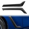 Front Side Mudguard Vent Trim Carbon Fiber Car Side Splash Guard Vents Stickers for Q60 Models 2017 to 2022