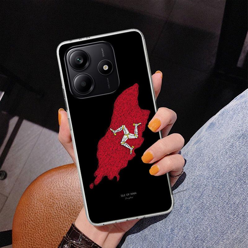 

Чехол для телефона с гербом Острова Мэн для Xiaomi Redmi Note 15 14 14S 13 Pro Plus 12 12S 11S 11E 10S 10 11T 5G Uniq Redmi Note 14S