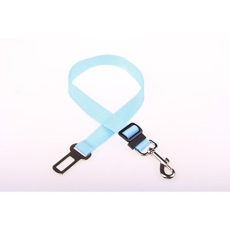 

Car explosion-proof punch big dog retractable seat belt dog rope pet supplies () thickened version width 2.5cm length 70cm синий