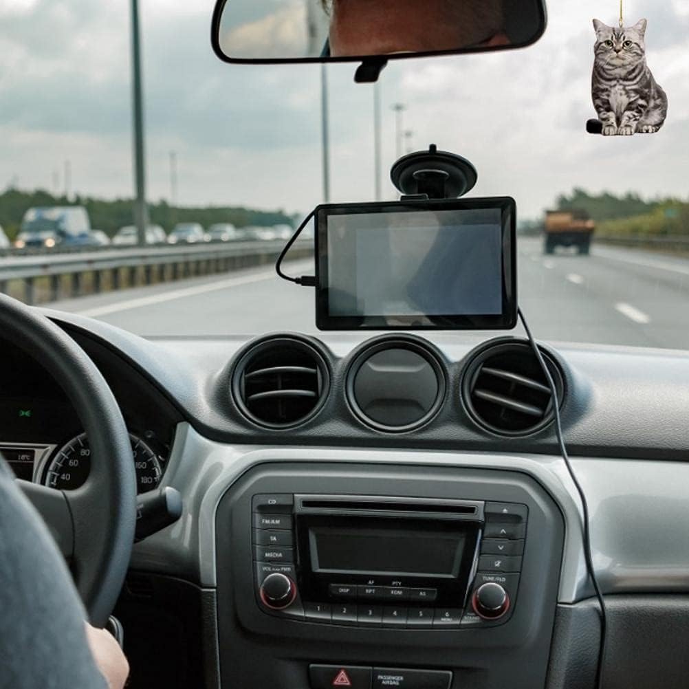 Car Pendant Creativity Cute Cat Car Hanging Ornaments Car Rearview Mirror Hanging for Friends and Family