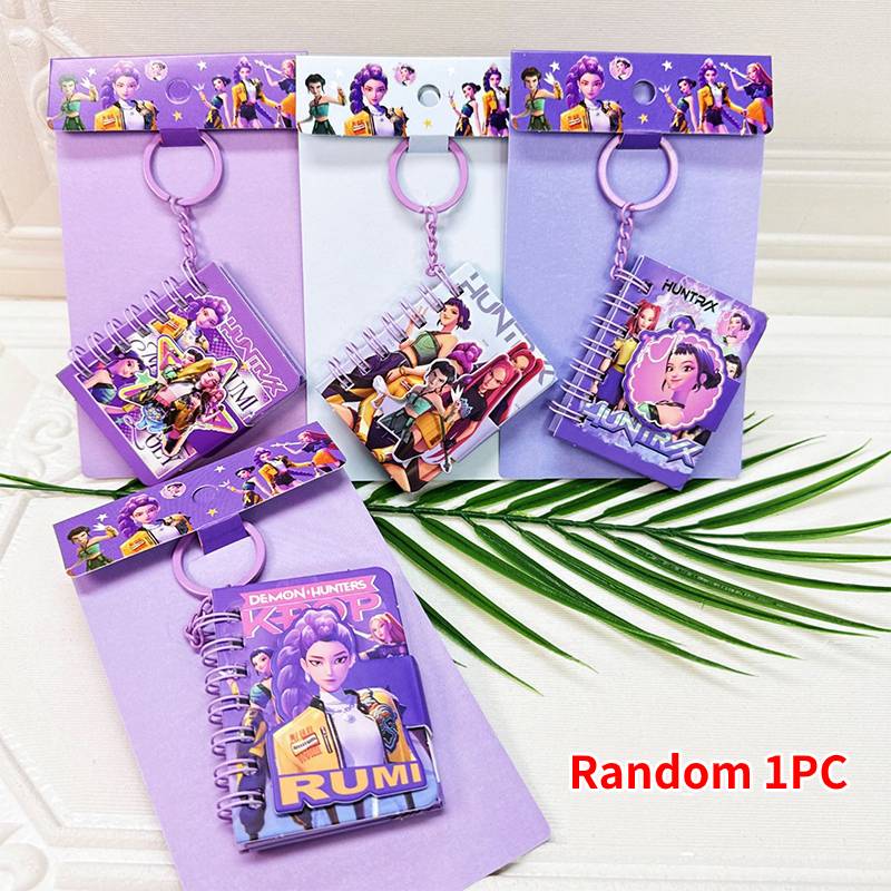 Mini vreckové špirálové zápisníky Kpop Huntri/X, Poznámkový blok, špirálová brožúrka, Idol Demon Hunter, párty suveníry t