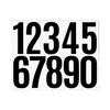 3-inch 0-9 Number Sticker, Large Vinyl Mailbox Label For Goods Classification Self-adhesive Mold Waterproof Wall Sticker