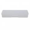 18.8*7*3cm Nails Storage Box Green Pink Plastic Case White