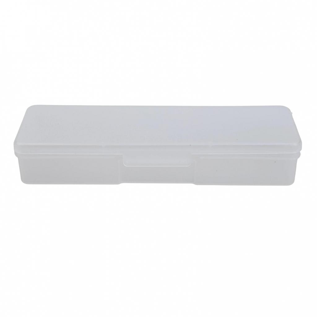 18.8*7*3cm Nails Storage Box Green Pink Plastic Case White