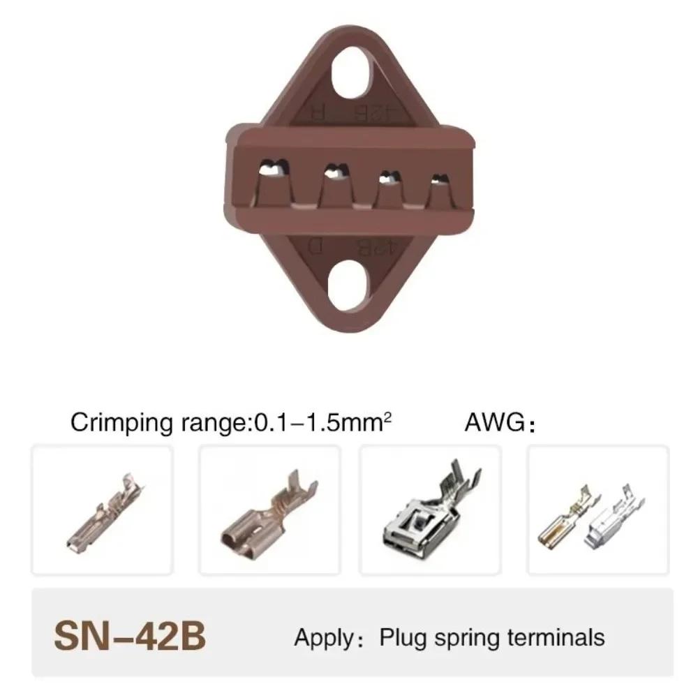 New Alloy SN Crimping Pliers Jaw Width 4mm 06WF 2549 03H Crimping Pliers Jaws 48B 58B SN-2546B 02C Crimping Terminals Jaw Slot