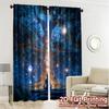 2pcs   2D FLAT PRINTING Curtains (Without Rod) Celestial Harmony Chic Curtain Cloth Yarn Curtains Holiday Ldeal for Bedroom