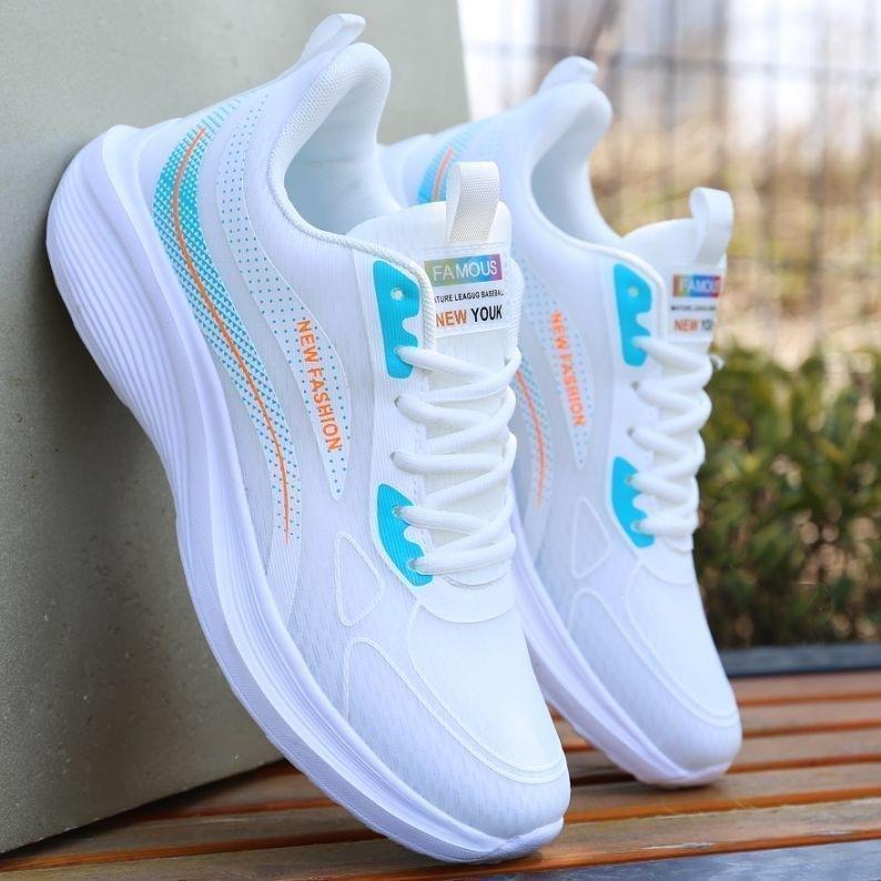 2026 new men's shoes breathable and lightweight running shoes running shock absorption rebound sports shoes running men's shoes casual men