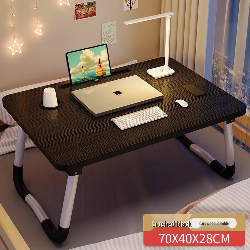 Foldable Bedside Computer Desk for Home, Bedroom, Bay Window, Dorm, or Study