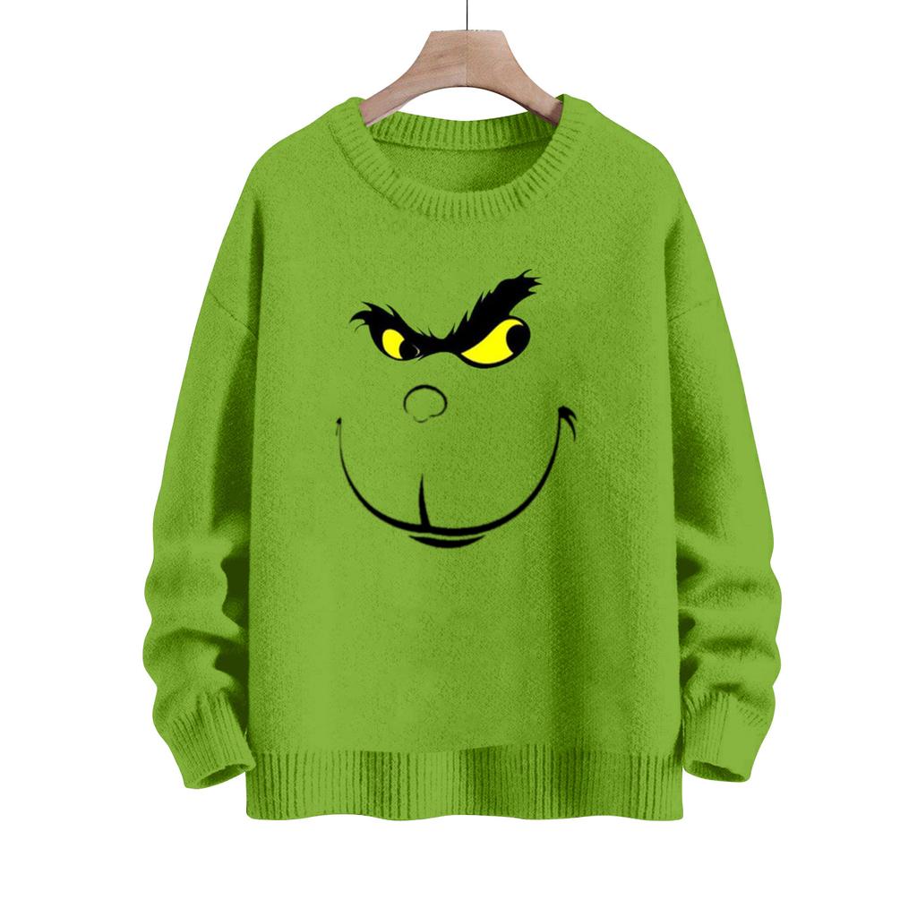Christmas Sweatshirts For Women Knit Sweater Cute Shirt Fall Crewneck Pullover Tops