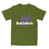 Camiseta Morada Oficial Merch de Black Sabbaths para Hombres y Mujeres Música Metal Camiseta de Algodón Puro Ropa Camisetas Vintage