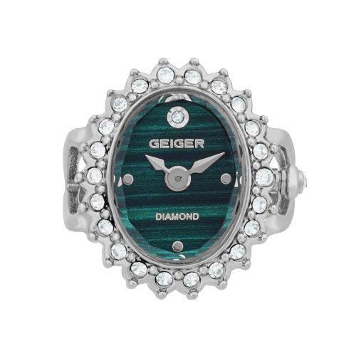[GEIGER] GEIGER Малахитовые Алмазные Часы-Кольцо GE1255QWT GE1255QWT_