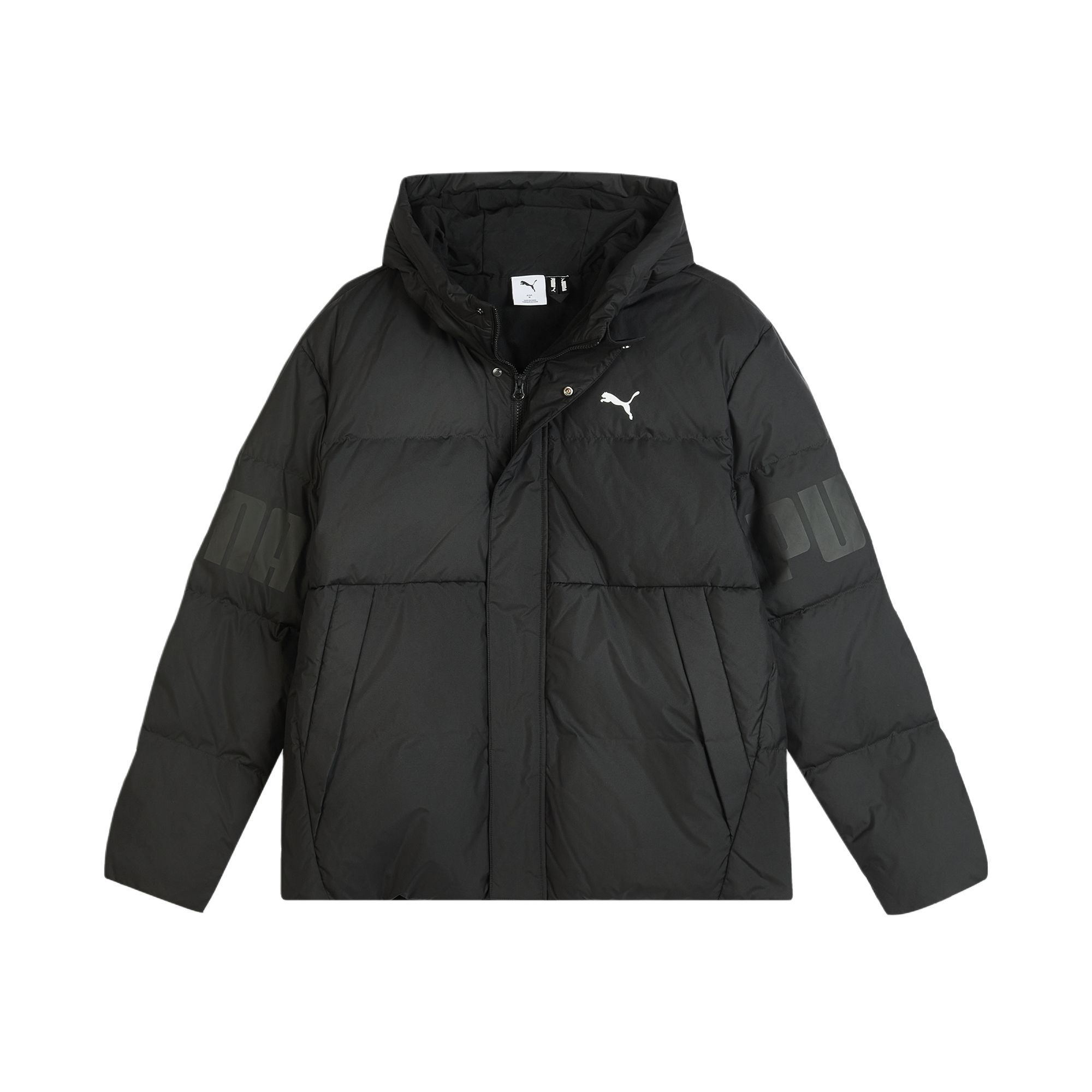 

Puma Winterized Basic Duck Down Warm Zipper Hooded Sports Down Jacket Unisex Jacket 692812-01 XL