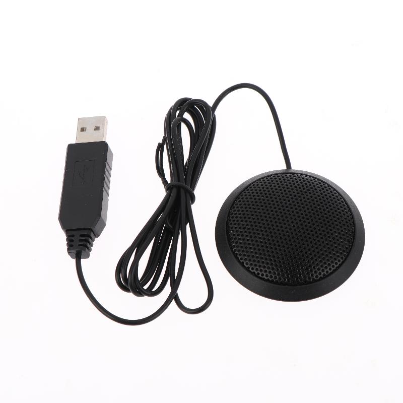 Usb/3.5Mm Conference Microphone Plug&Play 360° Omnidirectional Desktop Computer Mic For Computer Desktop Laptop