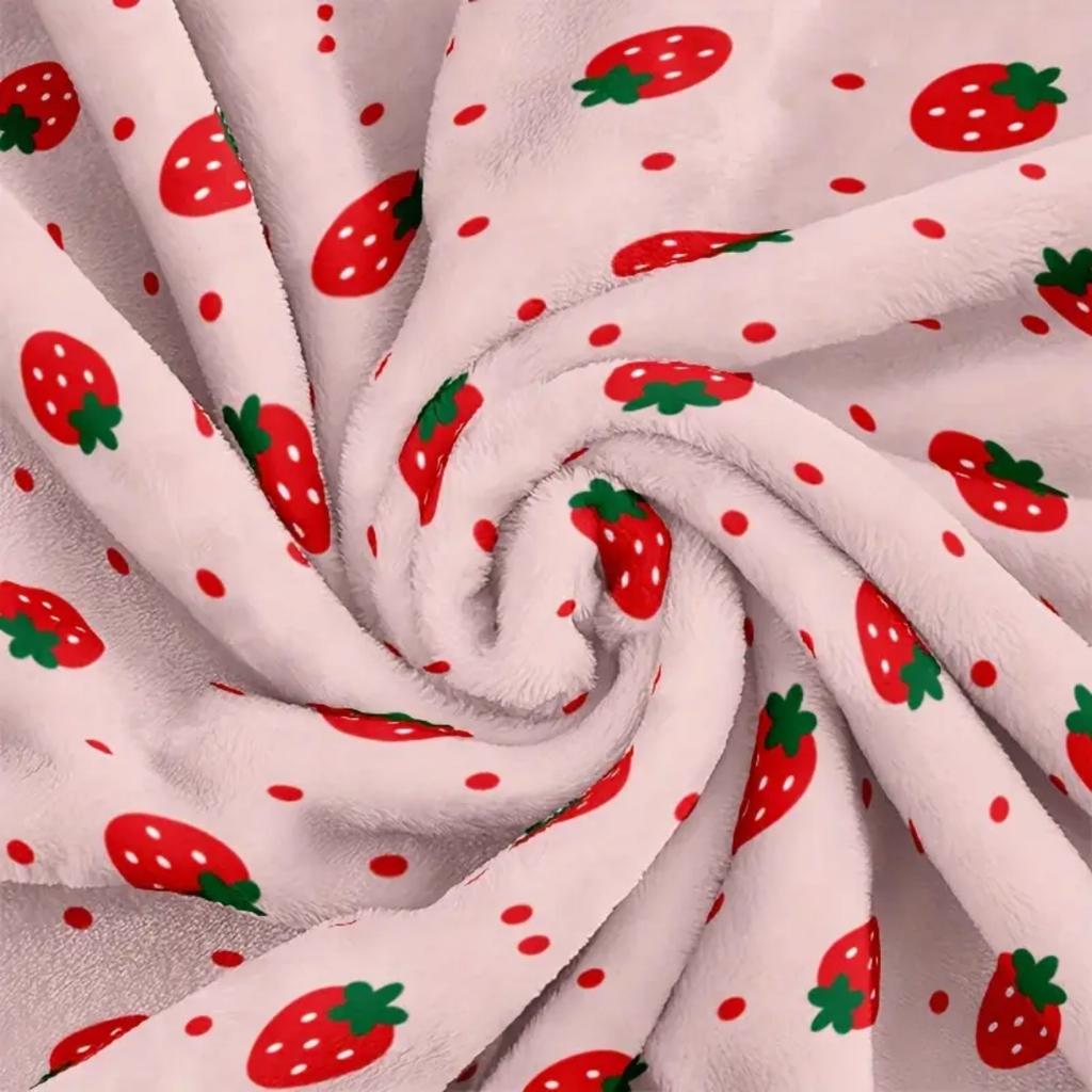 1pc Pink Blanket Love Heart 3D Print Flannel Blanket for Home Living Badroom Decoration Birthday Gift for Girl Daughter