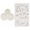 Multi-Cavities Cake Baking Mold Moon Sun Star Silicone Fondant Molds For Making Chocolate Candy Handmade Clay Craft
