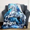 Unicorn Butterfly Home Customize Your Name Blankets Soft Cozy Lightweight Multi Purpose Blanket For Picnic Sofa Office Bed Living Room Perfect Gift