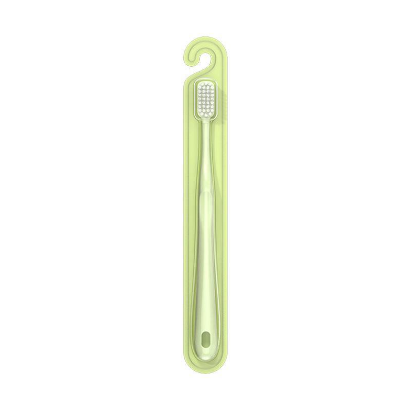 Mike Soft Bristle Adult Toothbrush - Portable Travel & Deep Cleaning, Multi-Color Single Pack