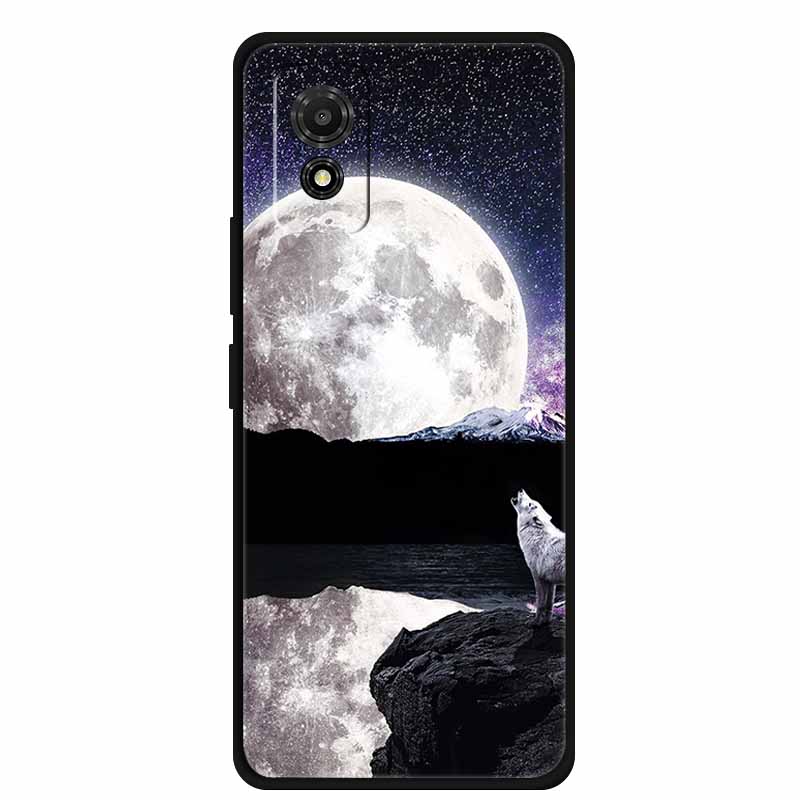 Hülle für TCL 501 Case T433D T433E Tiere Weiches Silikon Handyhülle für TCL 501 2024 Rückseite Schutzhülle Stoßfänger 6,78 Zoll Hülle