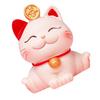 Lucky Cat Ornament Synthetic Resin Fortune Cat Statue Decoration for Home Living Room SJ0001 4