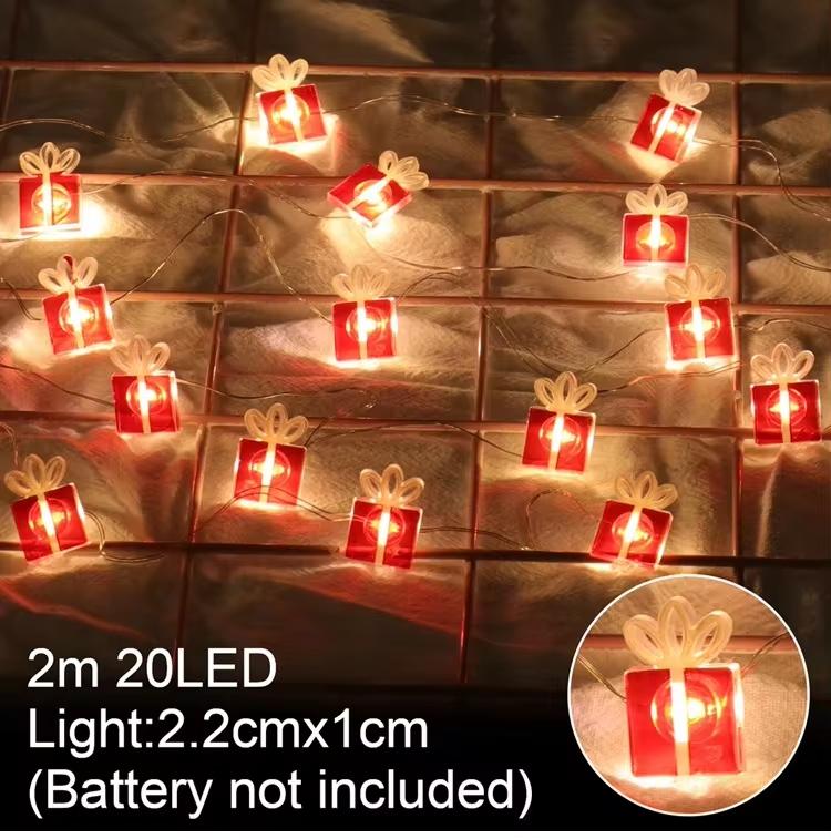 Santa Claus LED Light String Merry Christmas Decoration For Home 2025 Cristmas Ornament Xmas Navidad Natal Gifts New Year 2025
