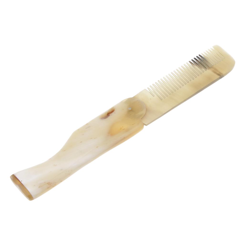 Buy Natural Ox Horn Massage Comb Detangle Retro Chemicalfree Folding