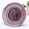Fisherman Hat Female Summer Foldable Sun Hat Rainbow Striped Cloth Colorful Sunscreen Woman Beach Holiday Idyllic Casual Cap
