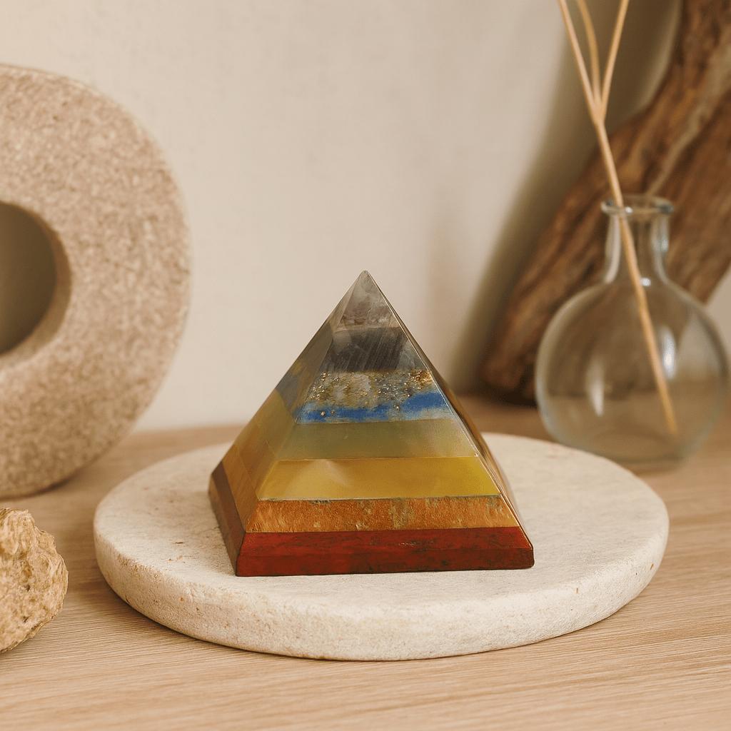 Chakra Crystal Pyramid 30-35mm