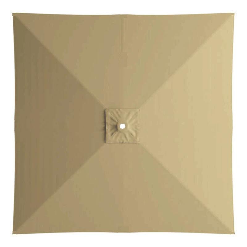 2x2m Quadratischer Terrassenschirm Ersatzstoff 4 Rippen Sonnenschirm Schirmbezug Balkon Außenbereich Café Garten Hinterhof Vordachabdeckung