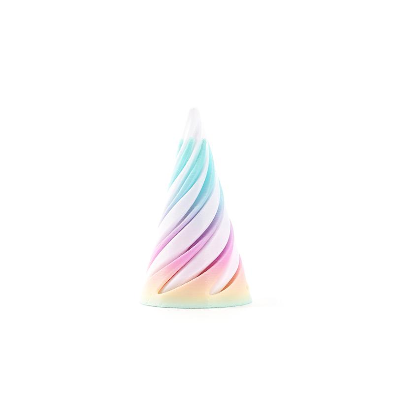 1 Piece Spiral Cone Decompression Toy 3D Printed Pyramid Impossible Pass-Through Sculpture Square Pillar Helix Screw Fidget Toys