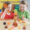 Children Simulation Food Kitchen Toy Ice Cream Stack Up Play Kids Pretend Play Toys Educational Toys for Baby Gifts