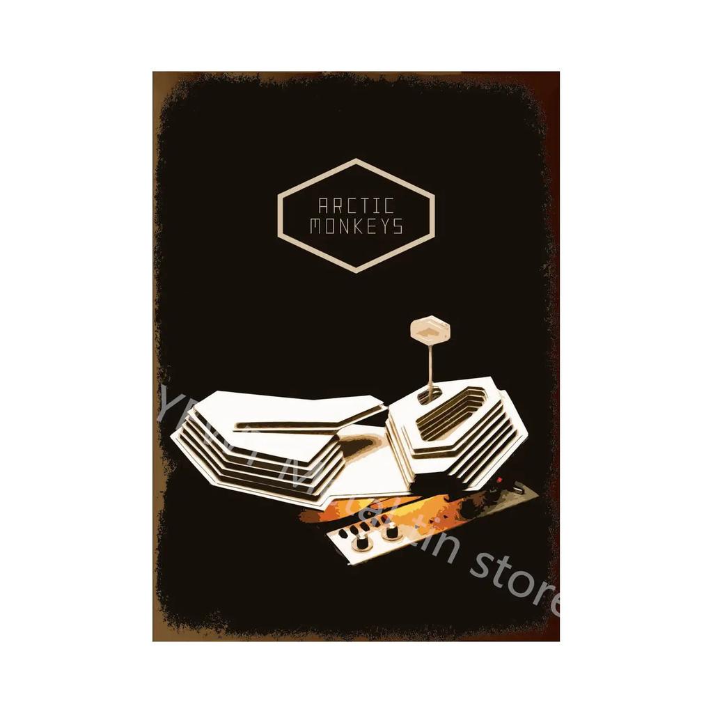 Vintage Music and Guitar Lovely Gift Metal Tin Signs Wall Decor Art Posters Bar Retro Plaques Painting Home Decor