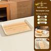 ZISIZ Deepened Rice Husk Serving Tray