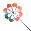 Wind Spinner Garden Yard Decoration Cartoon Outdoor Pinwheel Windmill Toy for Kid Diameter 30cm Rod
