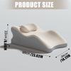 Prone Position Pillow For Stomach Sleepers Back Support Memory Foam Bed Wedge Pillow For Acid Refluxes Snoring Relief