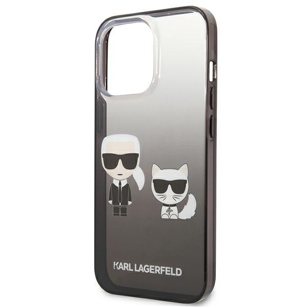 Etui Do iPhone 13 Pro Karl Lagerfeld Gradient Ikonik Czarne