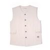Untrammeled Vintage Workwear Vest - Ivory
