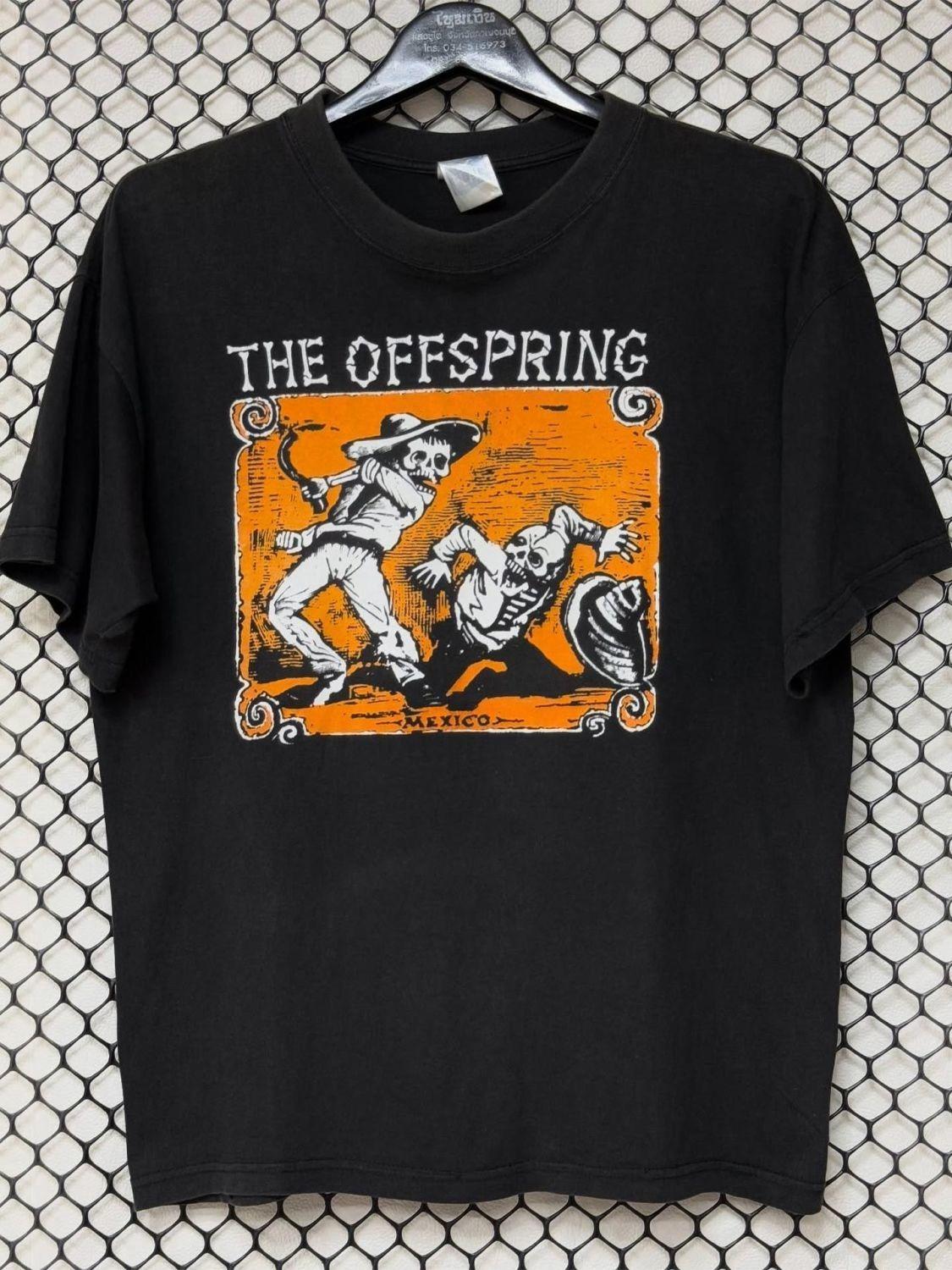 

Потомки The Offspring Популярные Панк Американский Ретро Винтаж Уличная Одежда Футболка с коротким рукавом S