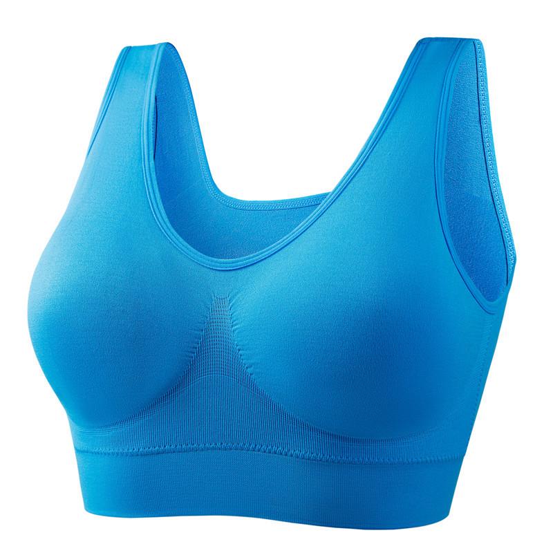 Women's Plus Size Wire-Free Sports Bra for Running, Yoga, and Sleep