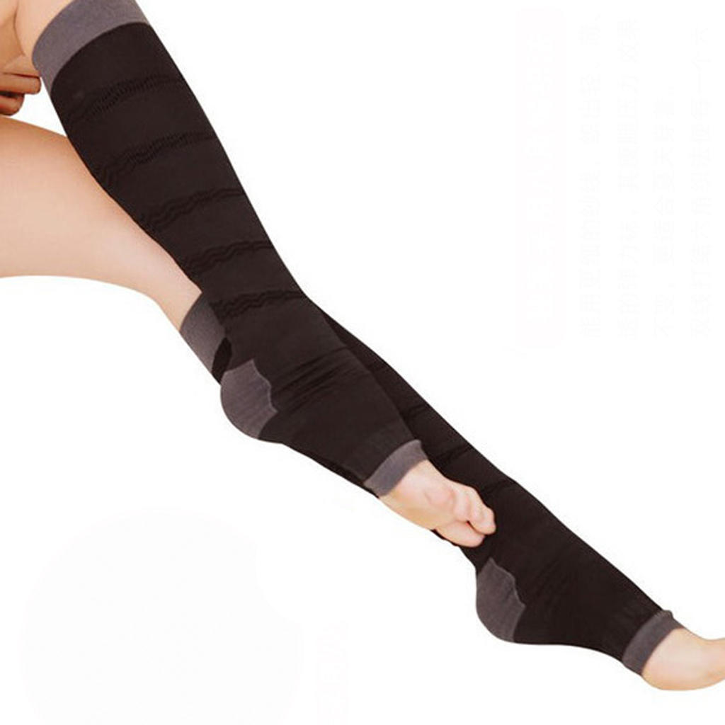 Buy BF Women Open Toe Varicose Stovepipe Midcalf Sock Leg Slimming