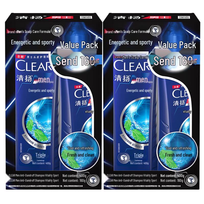 

CLEAR Active Sport Mint Anti-Dandruff Shampoo