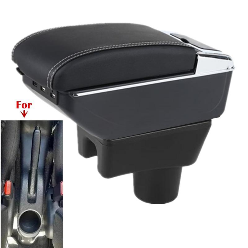 For Mitsubishi Space Star Armrest Box For Dodge Mitsubishi Attrage Mirage Car Armrest Storage Box with USB Car Accessories